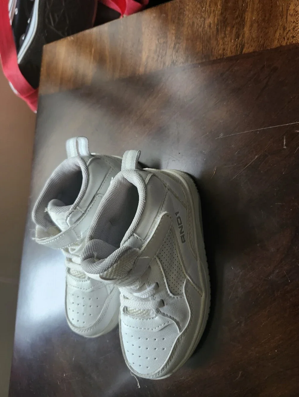 Kids White Athletic Sneakers